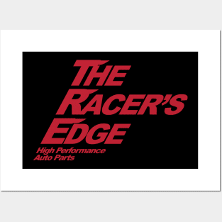 The Racer's Edge V2 (Red) Posters and Art